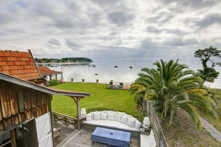 Vue panoramique sur le Bassin depuis la maison